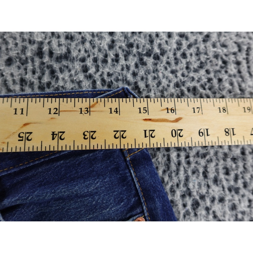 Levi's 501 Premium 93' Original Fit Button Fly Dark Wash Denim Jeans Sz 29x30 - Picture 6 of 16